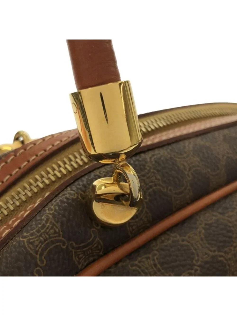 Celine Vintage Bag Handbag Brown - Picture 8 of 10